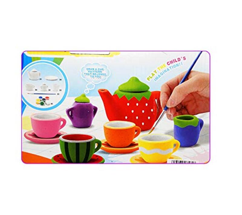 

Craft Paint A Ceramic Tea Set, Multicolour, Ages 5+