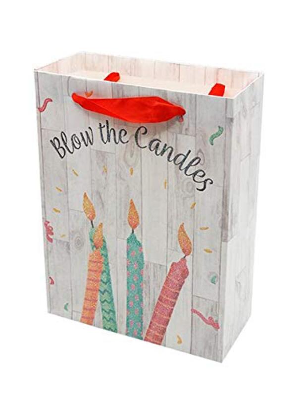 

Happy Birthday Beautiful Present Bag for Any Occasion, White