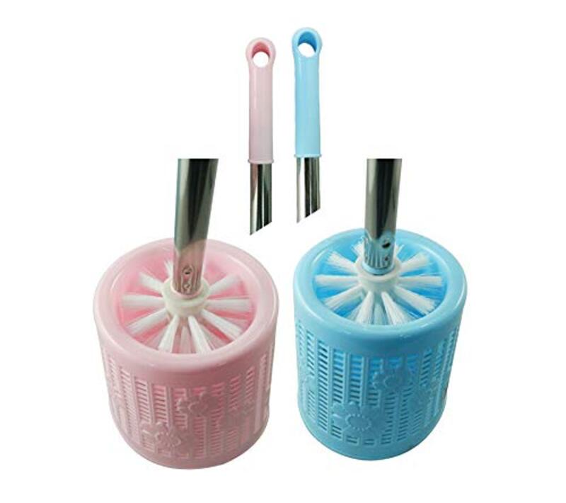 

Toilet Brush with Fancy Design Stand, Multicolour