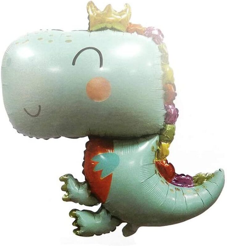 

Party Fun Mini Dinosaur foil Balloon, Multicolour