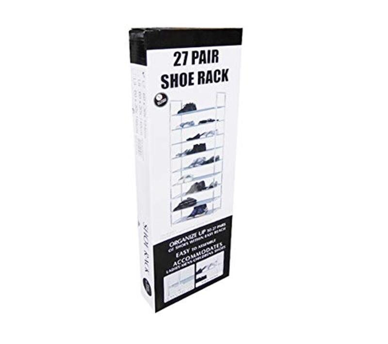 

Stackable Shoe Rack, Silver