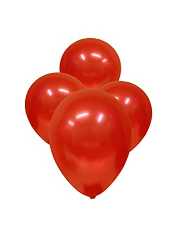 

Party Fun 12-Inch Standard Clear Red Balloon, 40-Piece, All Ages