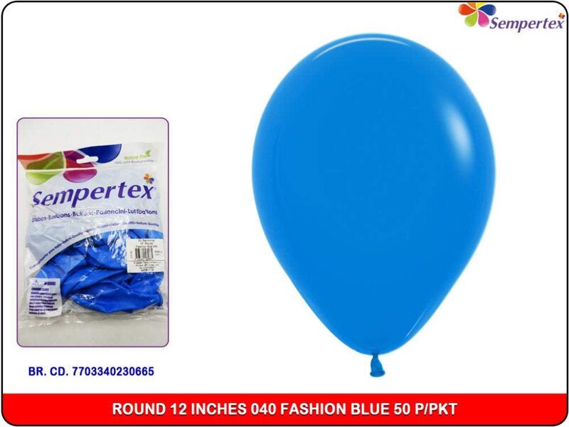 

Amscan Round Balloons, 50-Piece, Blue