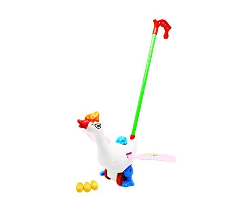 

Cute Duck Wheel Toy with Long Handle Bar, Ages 3+