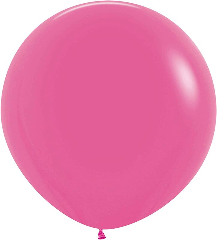

Amscan Fuchsia Round Balloons, 3-Piece, Pink