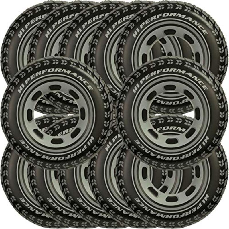 

Intex Inflatable Giant Tire Tube Raft for Pool Lake Ocean, 24 Piece, 59252EP, Black
