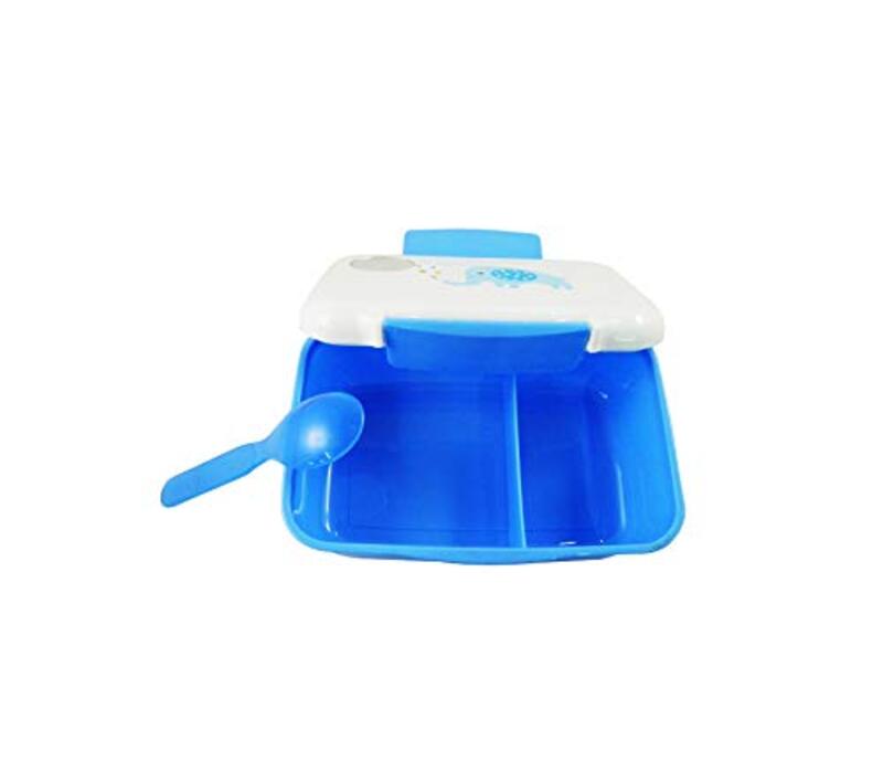 

Simple and Attractive Lunch Box with Spoon for Kids, Blue