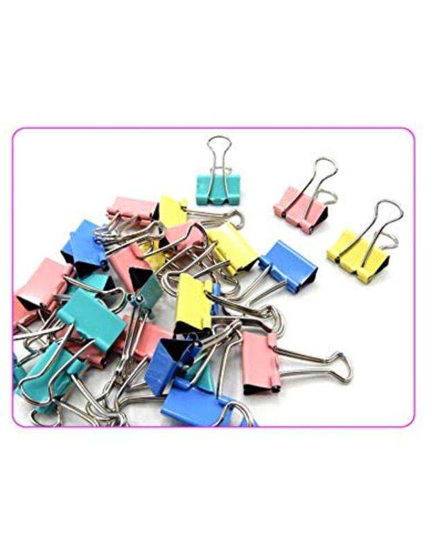 

Beautiful Binder Clips, 19mm, 40 Pieces, Multicolour