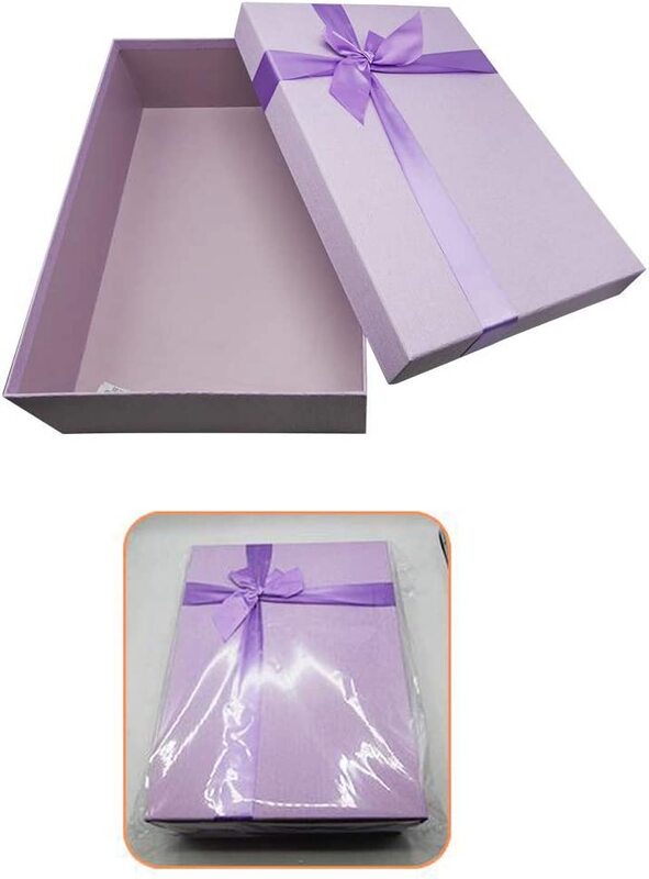 

Generic Very Beautiful Rectangular Gift Box, 37 x 29 x 11cm, Purple