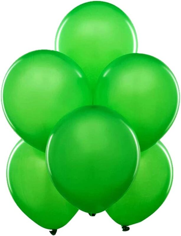 

Party Fun Standard Clear Balloon, 40 Pieces, All Ages, Green