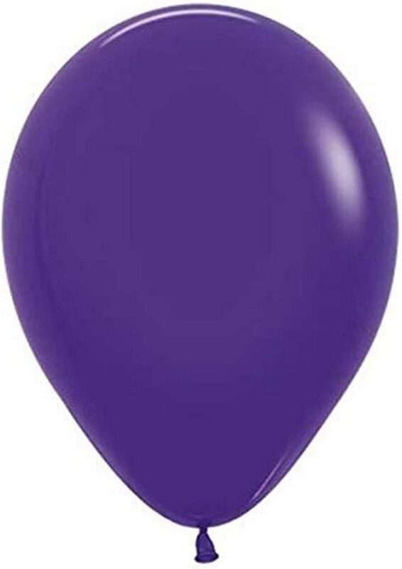 

Sempertex Metallic Violet Colour Round Balloons, 50-Piece, Violet