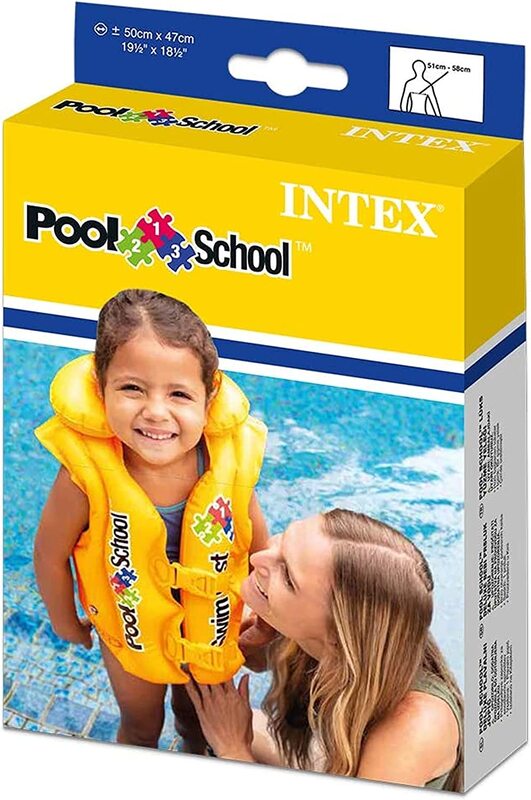 

Intex Deluxe Pool Swim Vest, 58660, Yellow