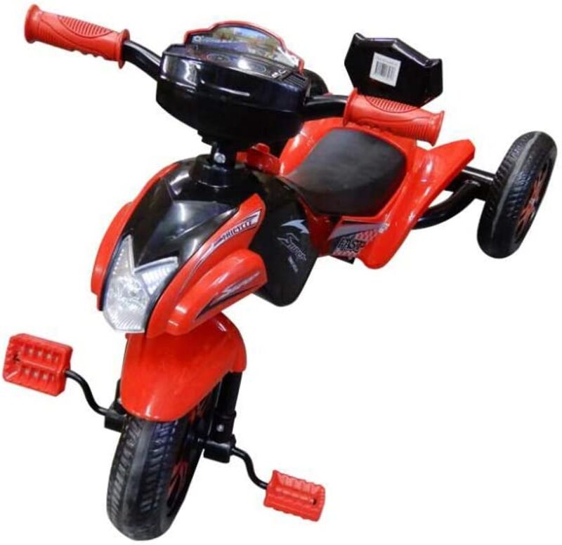 

Baby Bicycle with Music & Light 3 Wheels Toddler Bicycle, Red