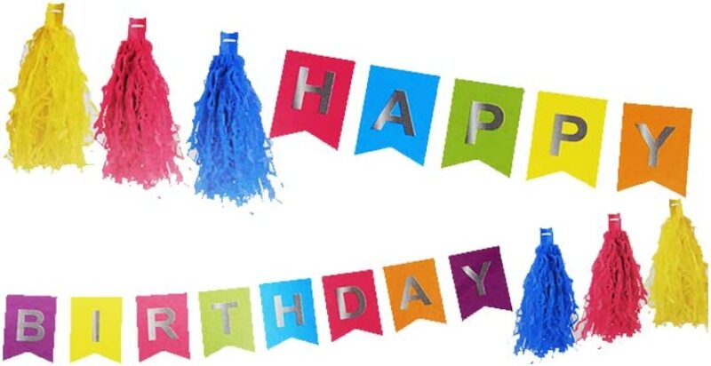 

Generic Beautiful Birthday for Any Occasion Banner, Multicolour