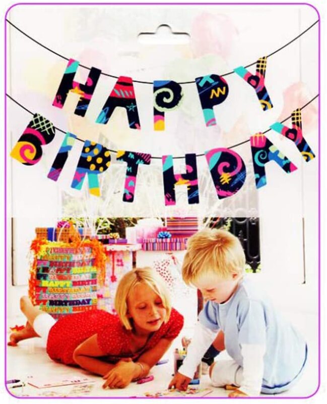

Generic 2.3-Meter Fun Birthday Party Banner, All Ages, Multicolour