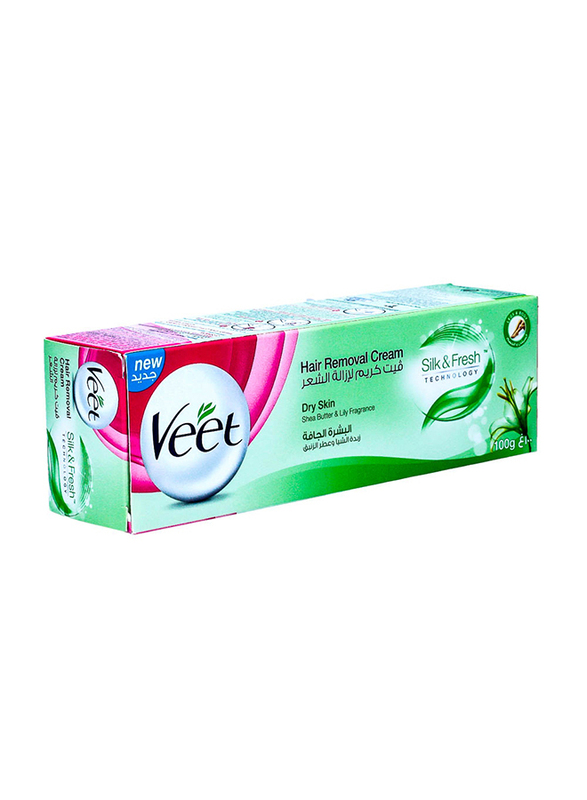 

Veet Silk & Fresh Dry Skin Hair Removal Cream, 100 ml