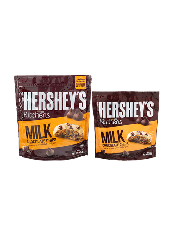 

Hersheys Milk Chocolate Chips, 425g + 200g