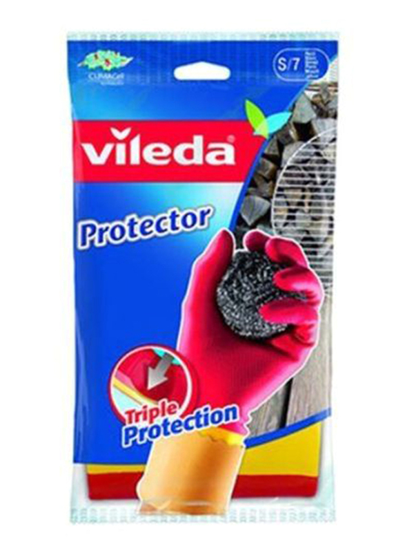 

Vileda Rubber Protector Gloves, Small