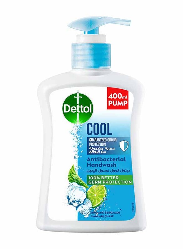 

Dettol Cool Antibacterial Ph-Balanced Hand Wash, White, 400ml