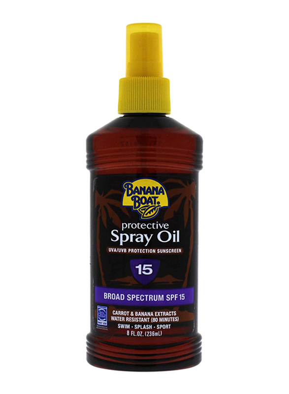 

Banana Boat SPF 15 Sunscreen Protective Spray Oil, 236ml