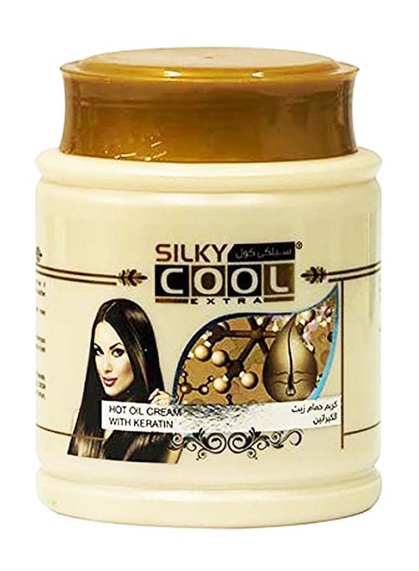 

Silky Cool Hot Oil Keratin Cream for All Hair Types, 1L