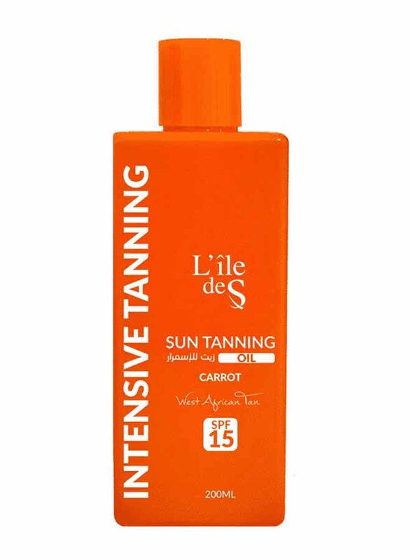 

L'ile De S Intensive Carrot SPF 15 Tanning Oil, 200ml