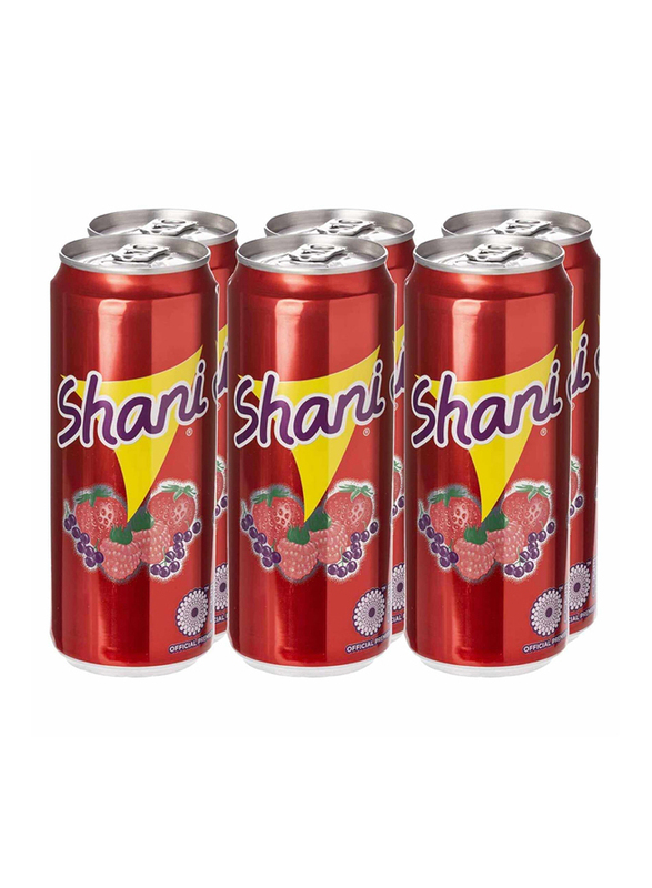 

Shani Mixed Fruit Carbonated Soft Drink, 6 Can x 330ml