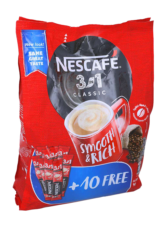 

Nescafe 3-in-1 Classic Instant Coffee Mix, 40 Sticks x 20g