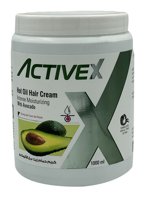 

Activex Intense Moisturizing Hot Oil Hair Cream with Avocado for All Hair Types, 1L