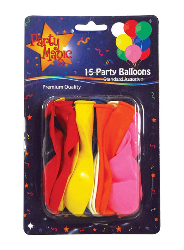 

Party Magic Standard Assorted, 15 Balloons