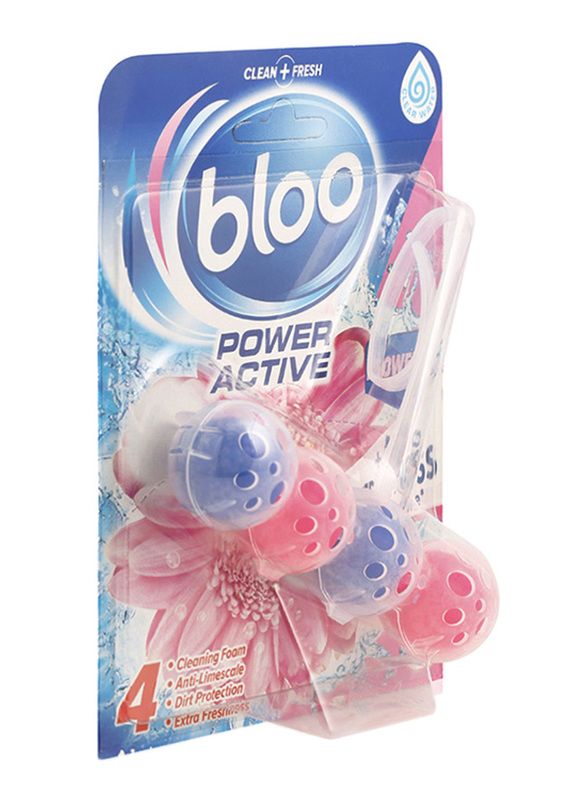 

Bloo Power Active Flowers Toilet Rim Block, 50g