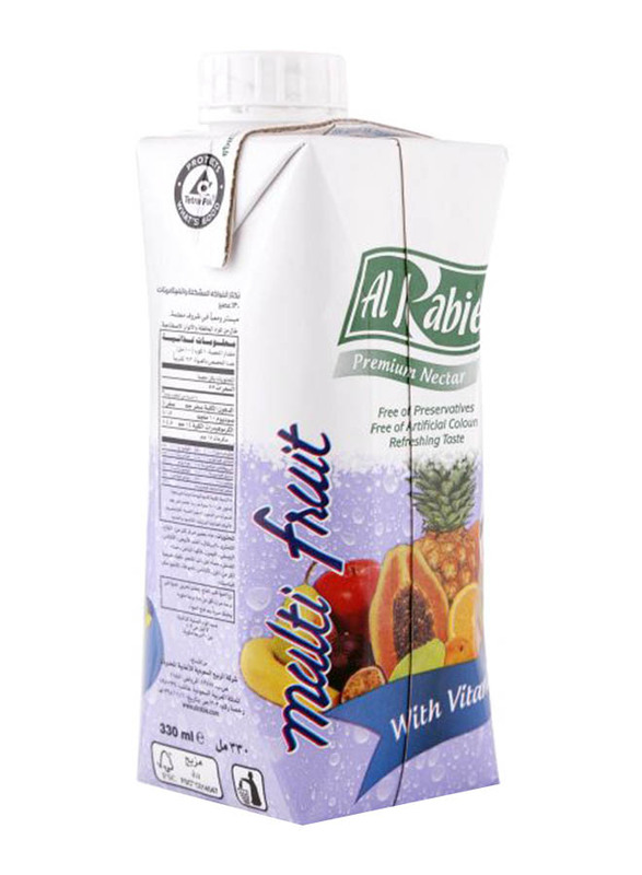 

Al Rabie Multi Fruit Juice with Vitamins, 330ml