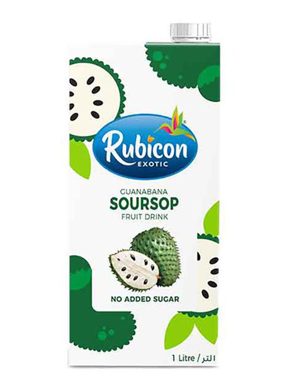 

Rubicon No Sugar Added Guanabana Soursop Juice Drink, 1 Litre