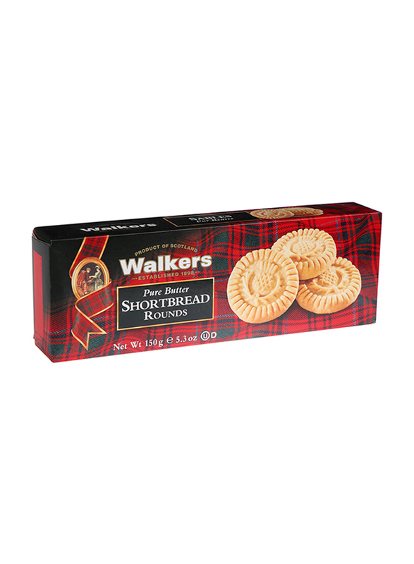 

Walkers Pure Butter Shortbread Rounds, 150g