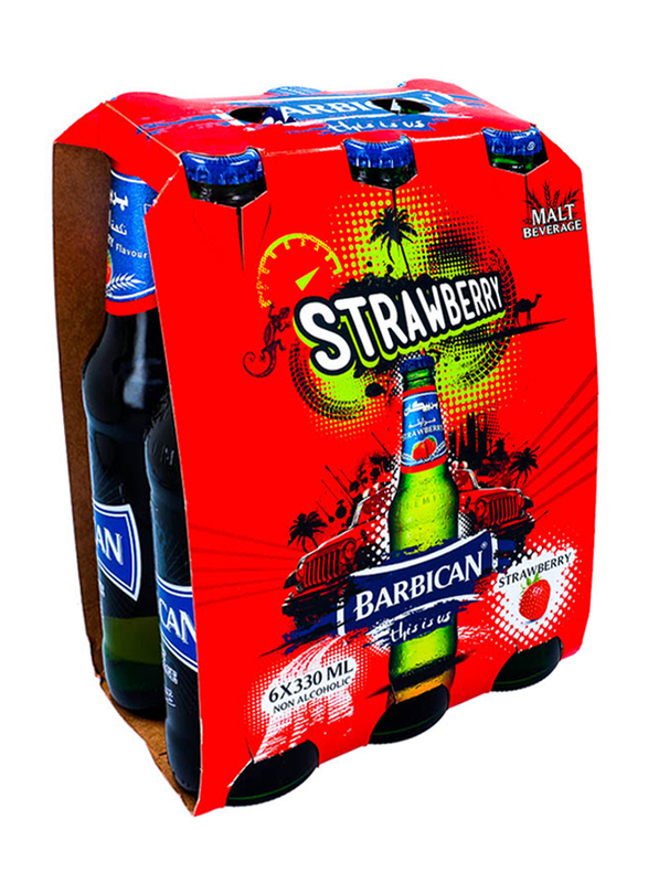 

Barbican NRB Strawberry Non Alcoholic Malt Beverage, 6 Bottles x 330ml