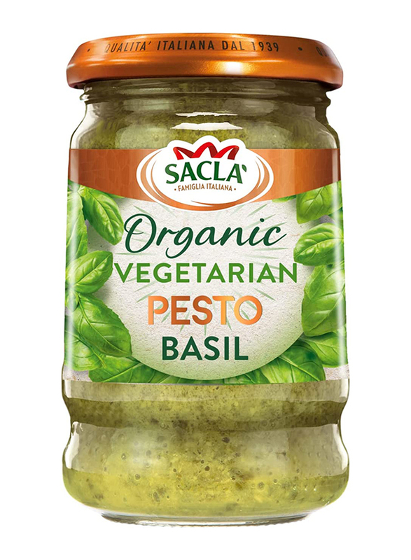 

Sacla Organic Vegetarian Pesto Basil, 190g