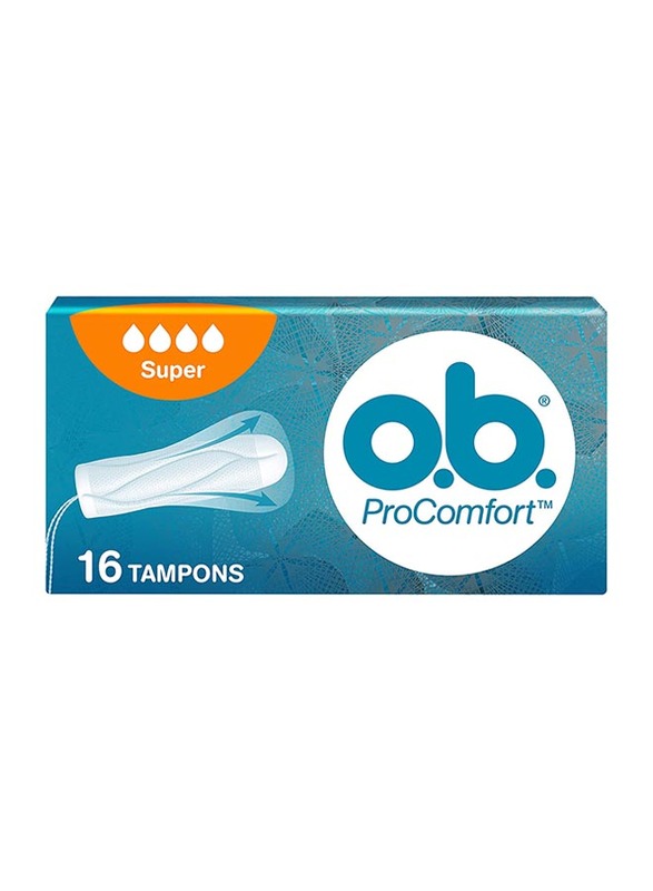 

Ob Pro Comfort Super Tampons, 16 Pieces