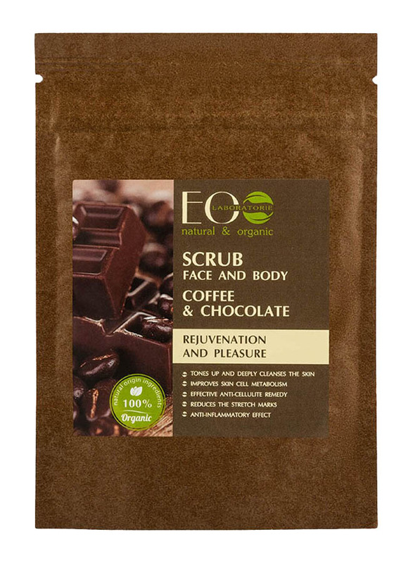

EO Laboratorie Natural & Organic Coffee & Chocolate Face & Body Scrub, 40gm