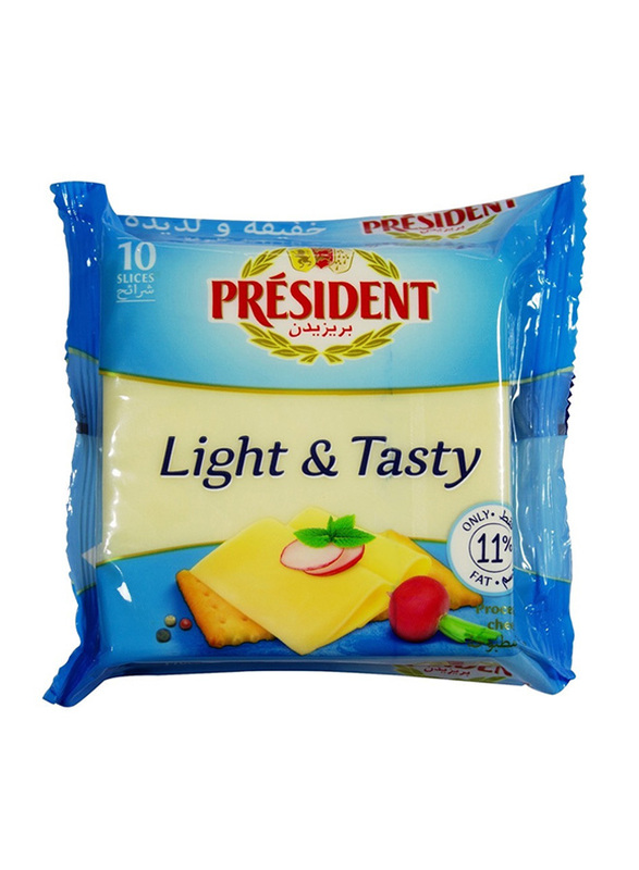

President Light Cheese Slices, 200g