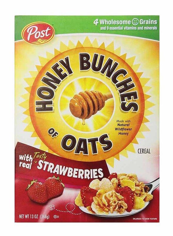 

Post Honey Bunches Oats Strawberries Cereal, 368g