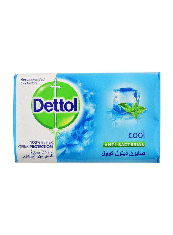 

Dettol Cool Anti-Bacterial Bar Soap, Blue, 165gm