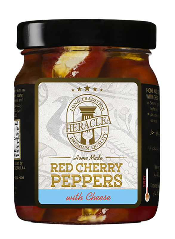 

Heraclea Home Made Cherry Peppers With Cheese, 340g
