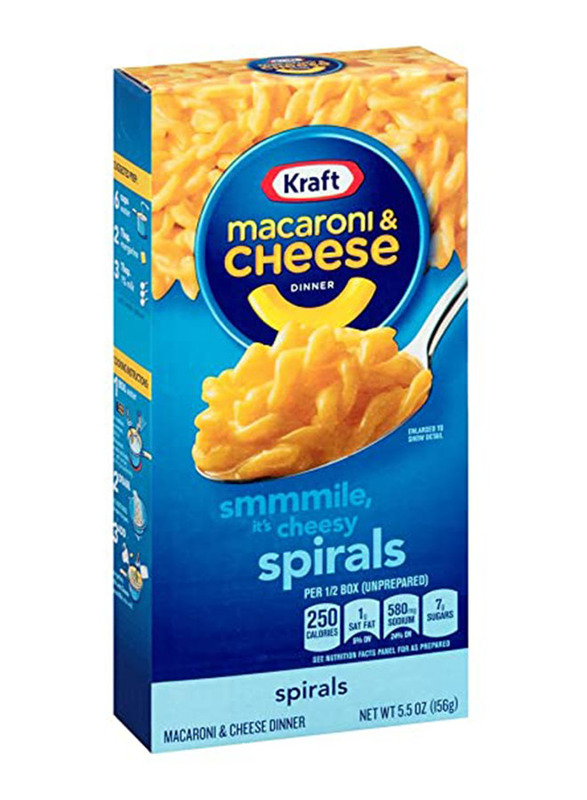 

Kraft Spirals Macaroni and Cheese Dinner, 156g