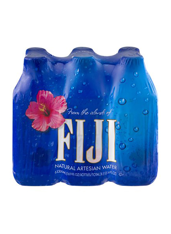 

Fiji Natural Mineral Water, 6 Bottles x 500ml