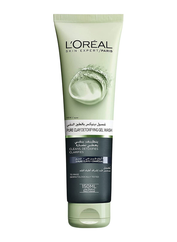 

L'Oreal Paris Pure Clay Detoxifying Gel Wash Eucalypts, 150ml