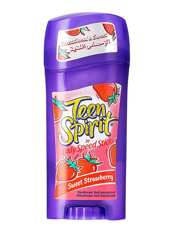 

Lady Speed Stick Teen Sweet Strawberry Anti Perspirant Deodorant for Women, Violet, 65gm