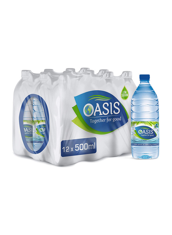 

Oasis Water with Low Sodium, 12 x 500ml