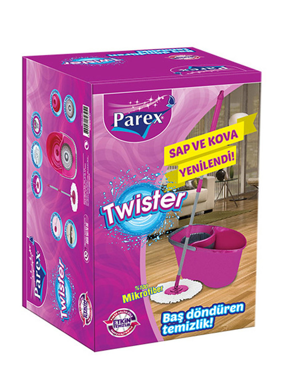 

Parex Twister Mop and Bucket Set, Multicolour
