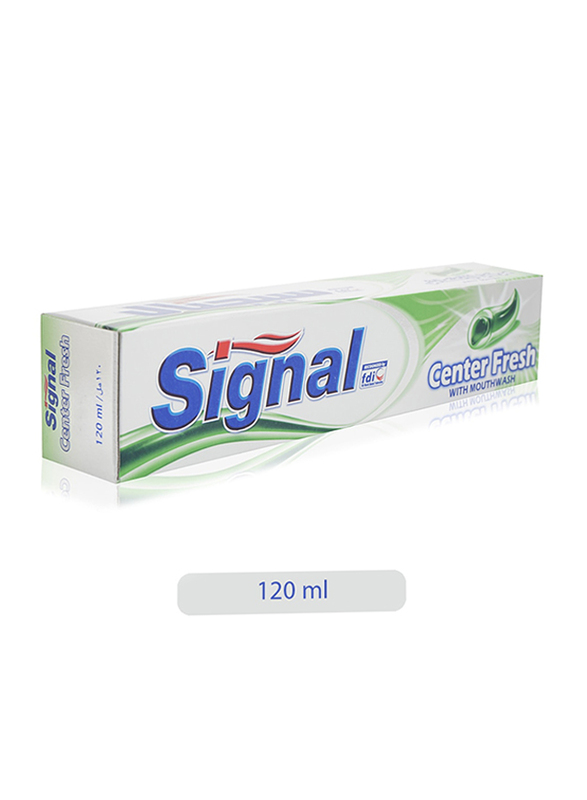 

Signal Freshness Centre Fresh Lime & Mint Toothpaste, 120ml