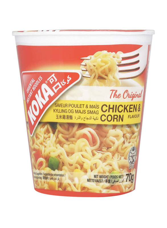 

Koka Chicken & Corn Cup Noodles, 70g